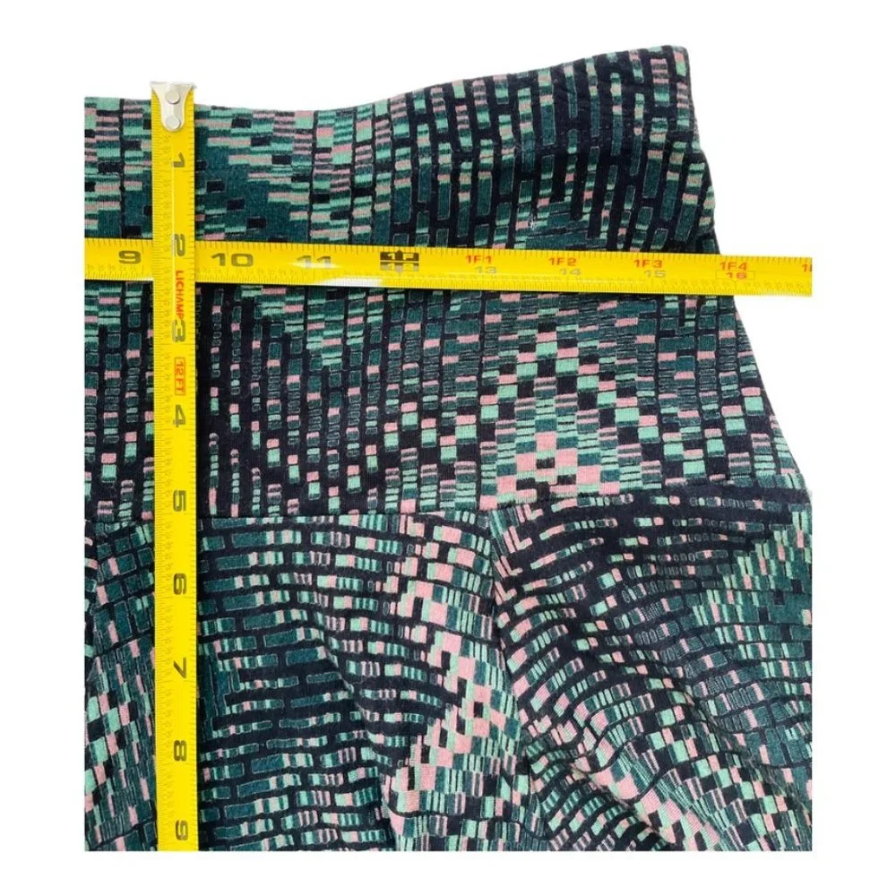 Karen Kane Flare Skirt Geometric Print Stretch Pull On Pregnancy Women's Size M